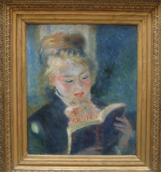 Picture of La Liseuse by Auguste Renoir - Orsay Museum Paris